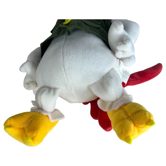 Nanco Looney Tunes Foghorn Leghorn Plush Toy 2003 Army Uniform 14” Rooster - Picture 7 of 12